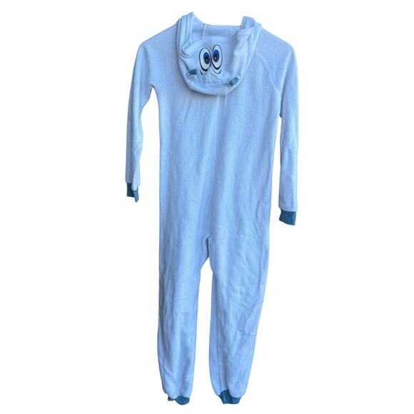 Small Foot M Fuzzy Fleece Full Zip Jumpsuit Flame Resistant - Picture 5 of 5